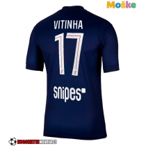Moške Nogometnih dresov Paris Saint-Germain Vitinha #17 Domači 2025-26 Kratki rokavi
